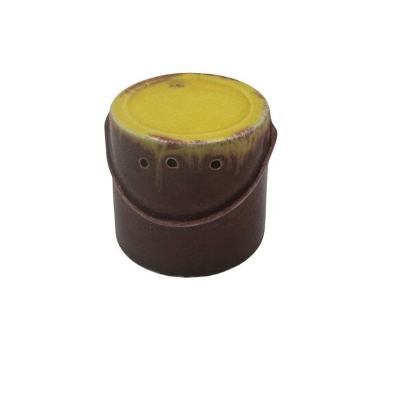 Vintage Franciscan Pottery Salt Shaker Red & Yellow Ceramic California USA - Picture 4 of 5